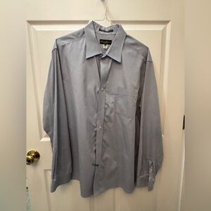Eddie Bauer Men’s Light Blue Dress Shirt  Size 2XL